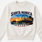 Santa Monica Pier Heat Transfer Decal – Vintage California Sunset Iron-On Transfer