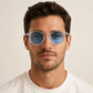 Classic Round Polarized Sunglasses | Vintage Acetate Style | UV400 Unisex Fashion Shades | Chapeau by Jess