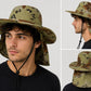 Wide Brim Boonie Sun Hat with Neck Flap | UPF 50+ Fishing Hiking Outdoor Protection