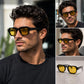 Retro Square Sunglasses | UV400 Geometric Eyewear | Unisex Designer Style