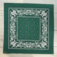 22x22 Cotton Paisley Bandana | Large Western Head Scarf, Neck Scarf