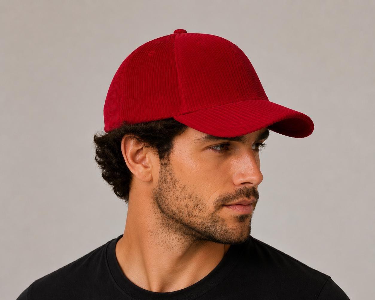Corduroy Baseball Cap | Adjustable Snapback Dad Hat, Unisex Style