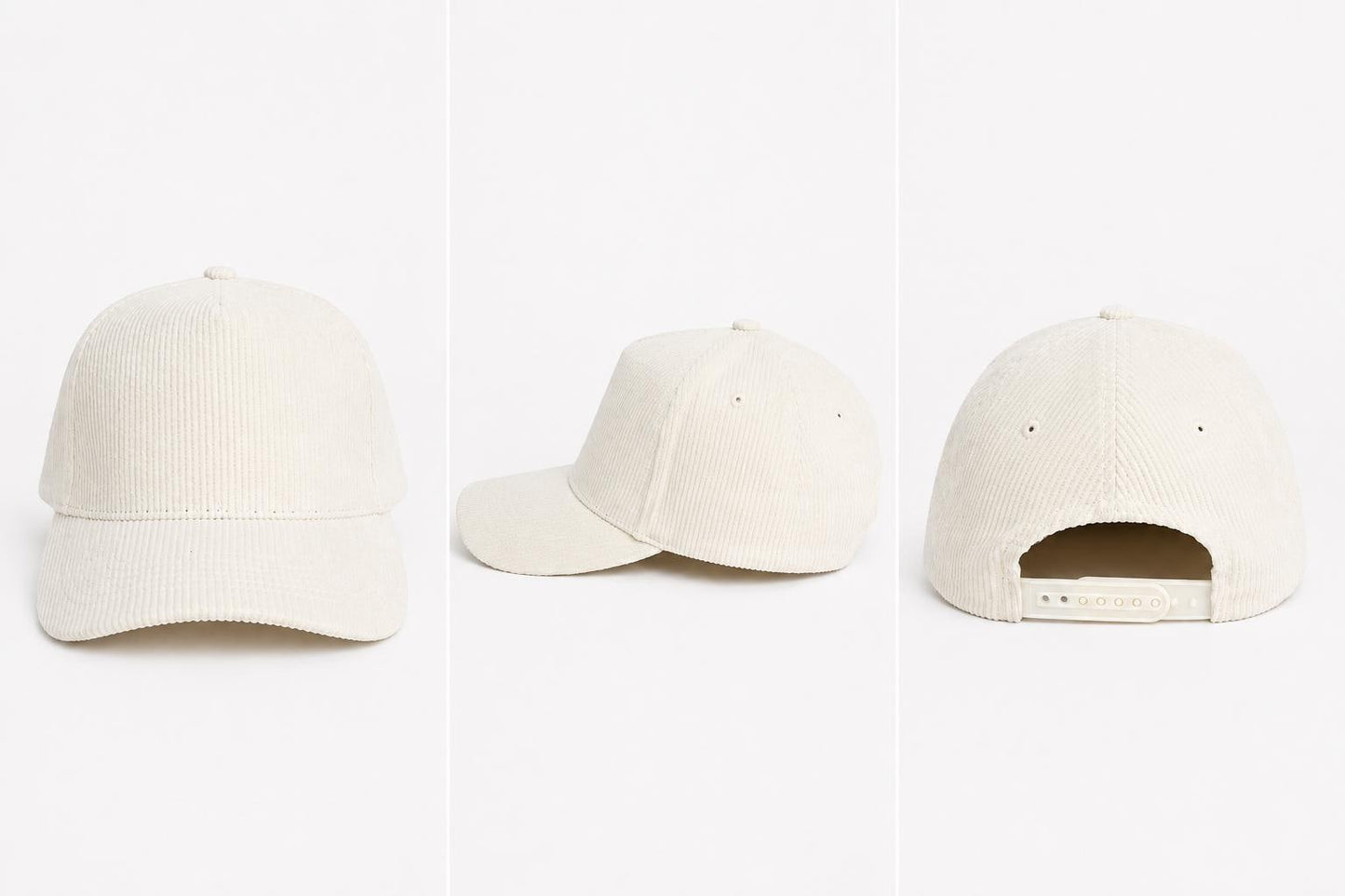 Soft Corduroy Baseball Cap | Adjustable Unisex Snapback Dad Hat