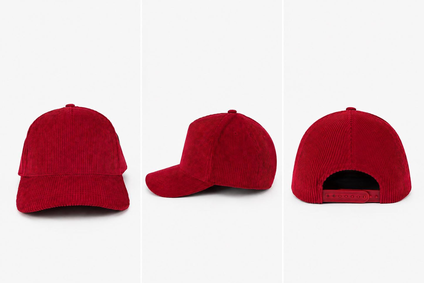 Corduroy Baseball Cap | Adjustable Snapback Dad Hat, Unisex Style