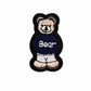 Bear Embroidered Patch – Teddy Bear Iron On Patch, Navy Blue or Red Sweater, Hat Jacket Backpack Bag Clothing Applique