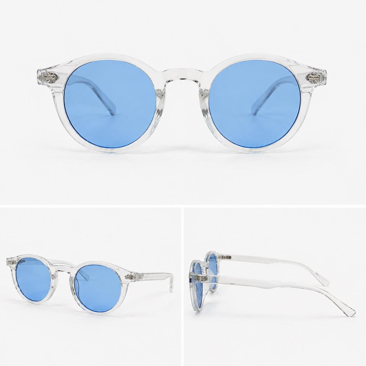Classic Round Polarized Sunglasses | Vintage Acetate Style | UV400 Unisex Fashion Shades | Chapeau by Jess