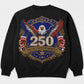 USA 250th Anniversary Eagle Rhinestone Heat Transfer | Patriotic Iron-On Decal
