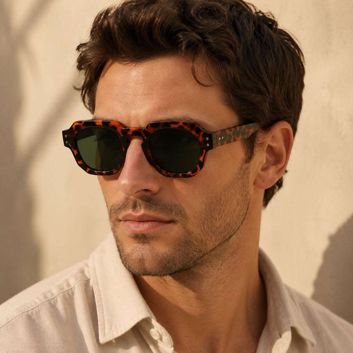 Retro Square Sunglasses | UV400 Geometric Eyewear | Unisex Designer Style