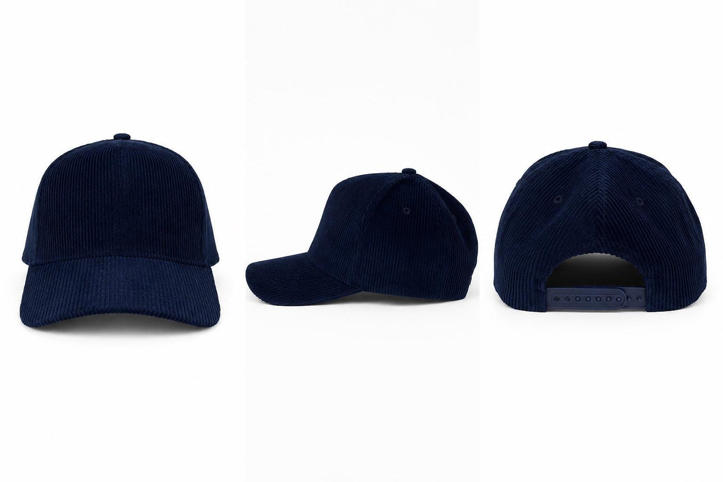 Soft Corduroy Baseball Cap | Adjustable Unisex Snapback Dad Hat