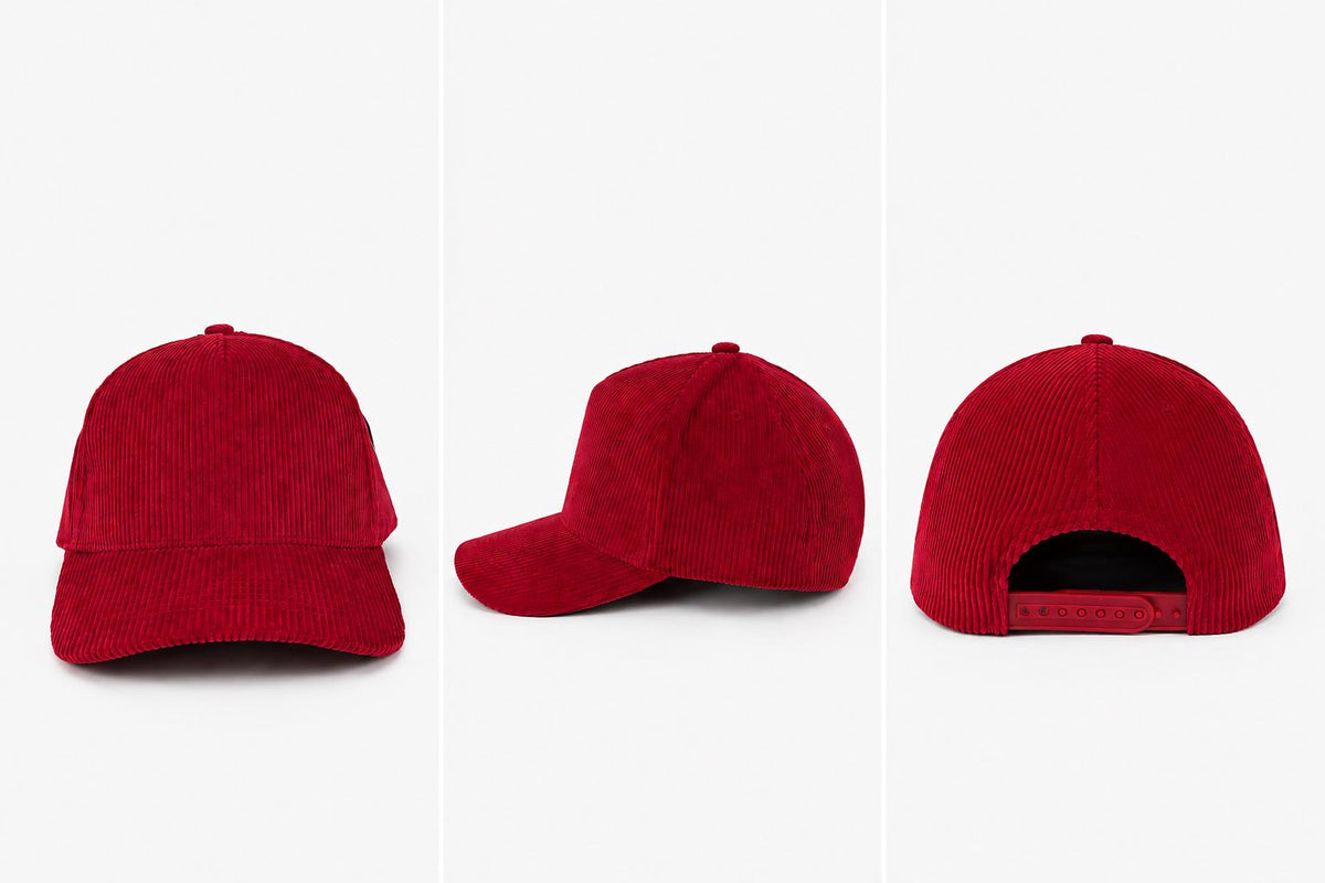 Corduroy Baseball Cap | Adjustable Snapback Dad Hat
