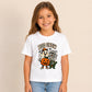 Kids Boo Crew Halloween T-Shirt – Cute Pink Ghost, Mummy & Pumpkin Tee