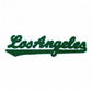 Los Angeles Chenille Varsity Patch – Script Iron-On Applique for Apparel