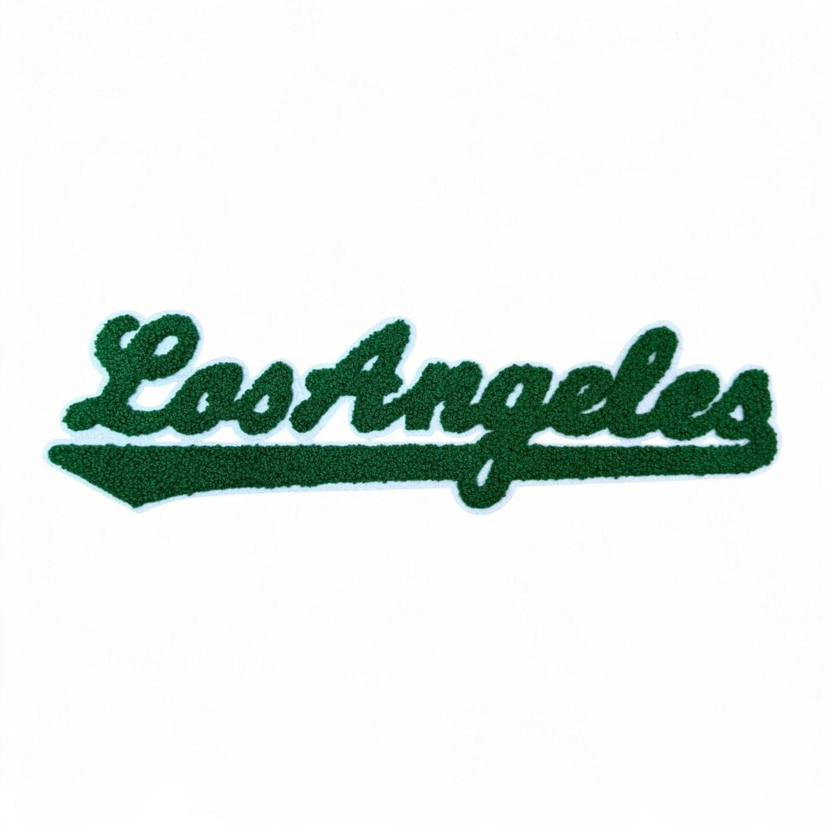 Los Angeles Chenille Varsity Patch – Script Iron-On Applique for Apparel
