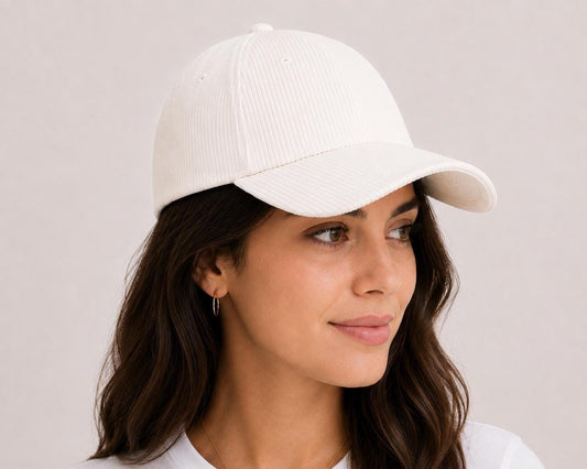 Corduroy Baseball Cap | Adjustable Snapback Dad Hat