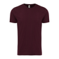 Plain Smart Blanks 501 T-shirt, Burgundy, front — garment only, no model