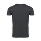 Plain Smart Blanks 501 T-shirt, Charcoal Heather, back — garment only, no model