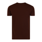 Plain Smart Blanks 501 T-shirt, Chocolate, back — garment only, no model