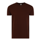 Plain Smart Blanks 501 T-shirt, Chocolate, front — garment only, no model