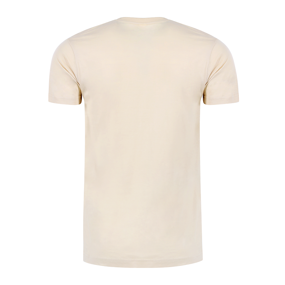 Plain Smart Blanks 501 T-shirt, Dust, back — garment only, no model
