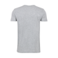 Plain Smart Blanks 501 T-shirt, Heather Grey, back — garment only, no model