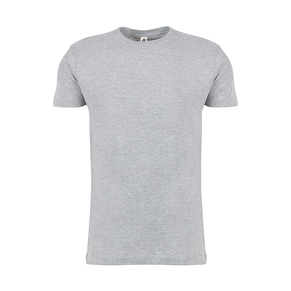 Plain Smart Blanks 501 T-shirt, Heather Grey, front — garment only, no model