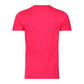 Plain Smart Blanks 501 T-shirt, Hot Pink, back — garment only, no model