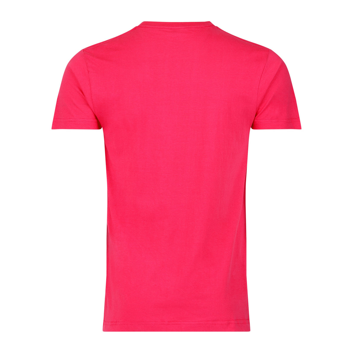 Plain Smart Blanks 501 T-shirt, Hot Pink, back — garment only, no model