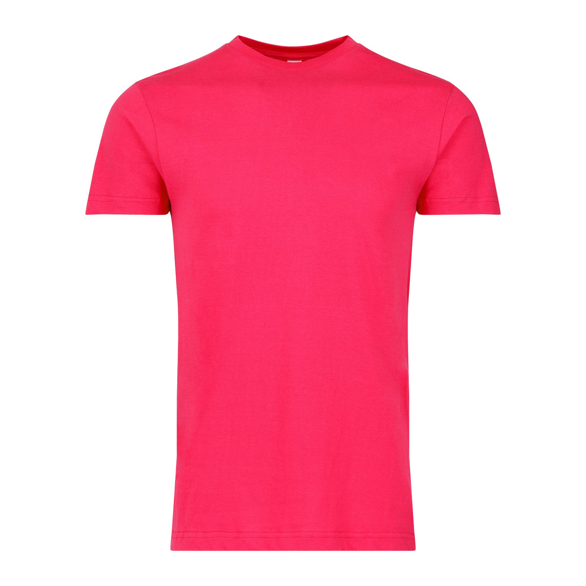 Plain Smart Blanks 501 T-shirt, Hot Pink, front — garment only, no model