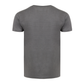 Plain Smart Blanks 501 T-shirt, Heavy Metal, back — garment only, no model