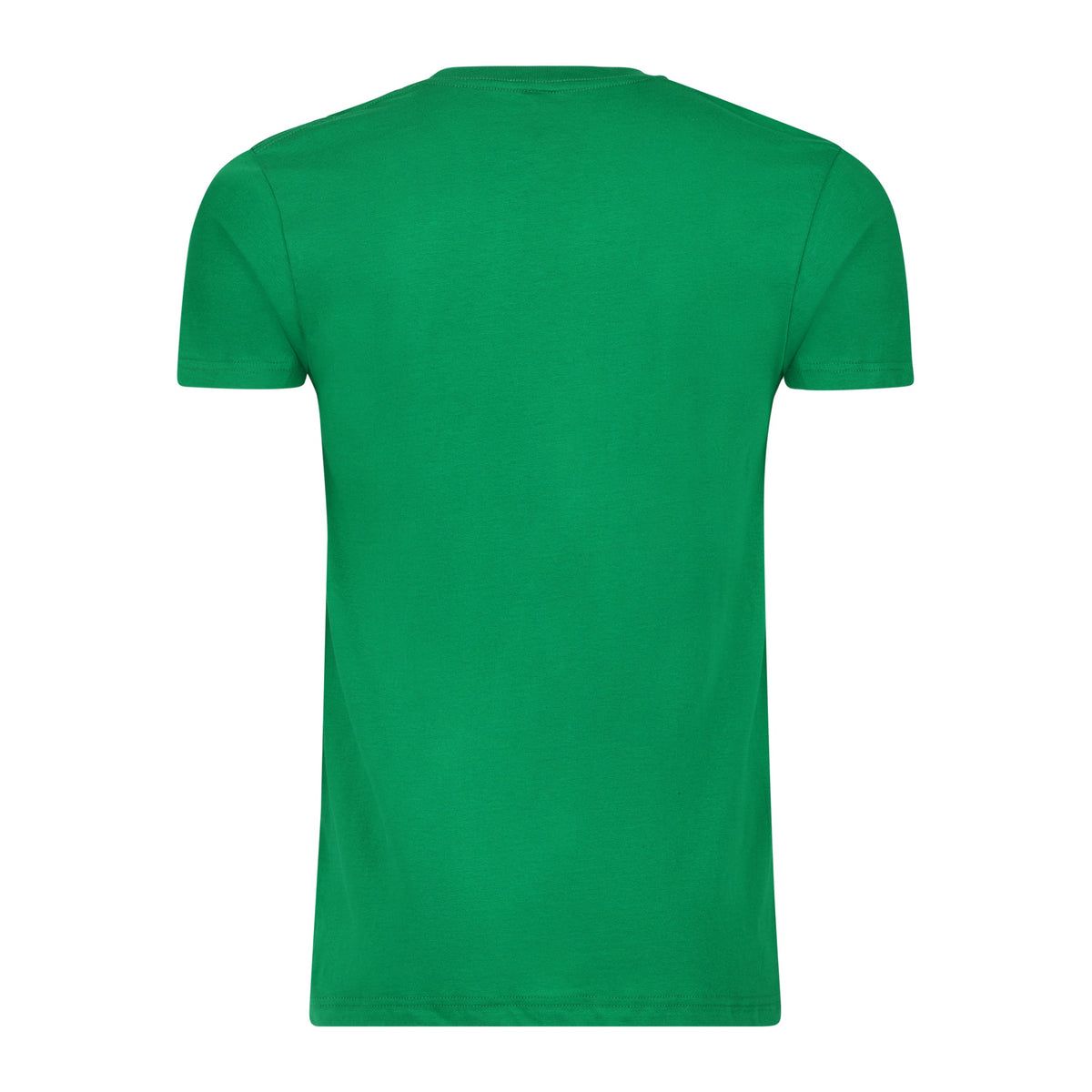 Plain Smart Blanks 501 T-shirt, Kelly Green, back — garment only, no model