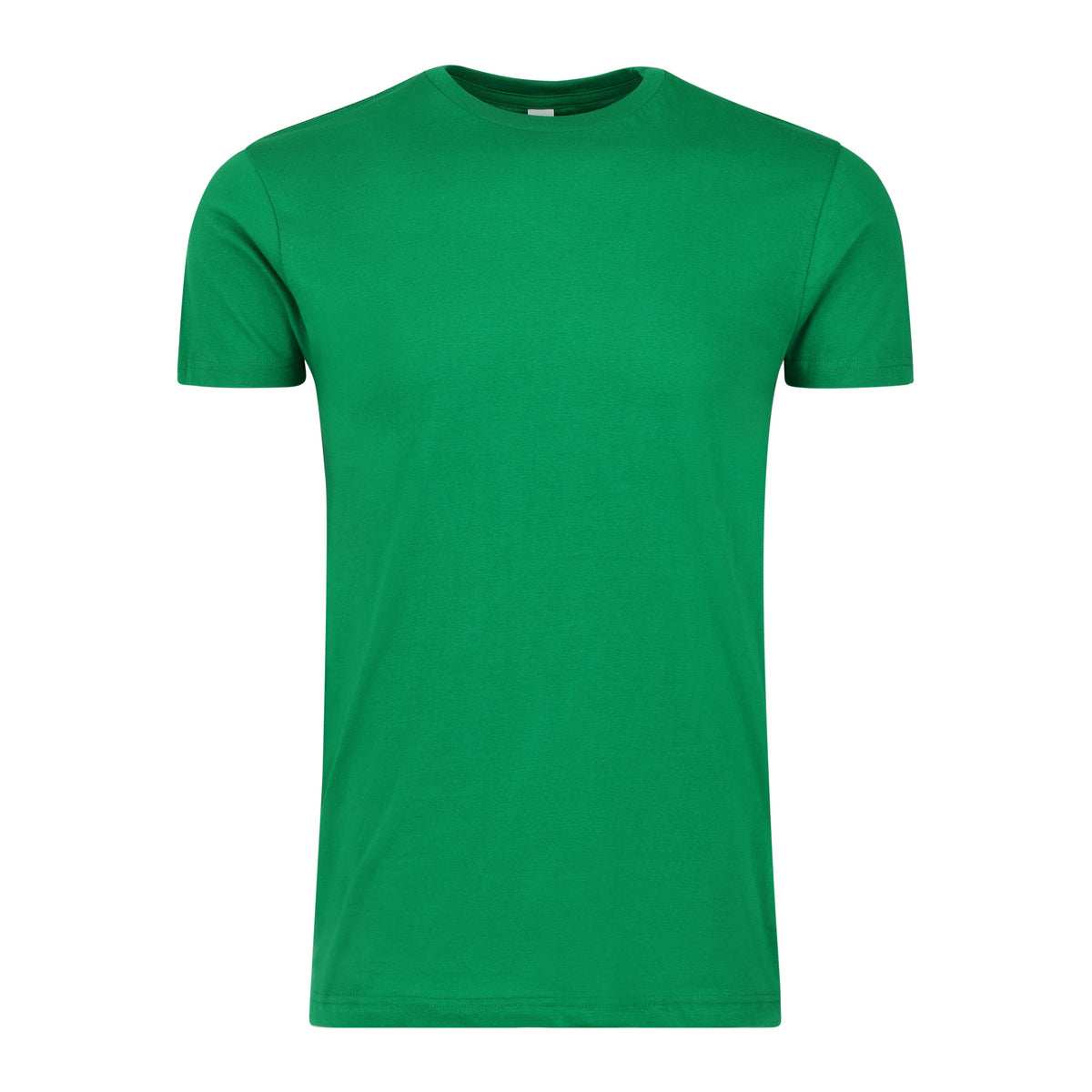 Plain Smart Blanks 501 T-shirt, Kelly Green, front — garment only, no model