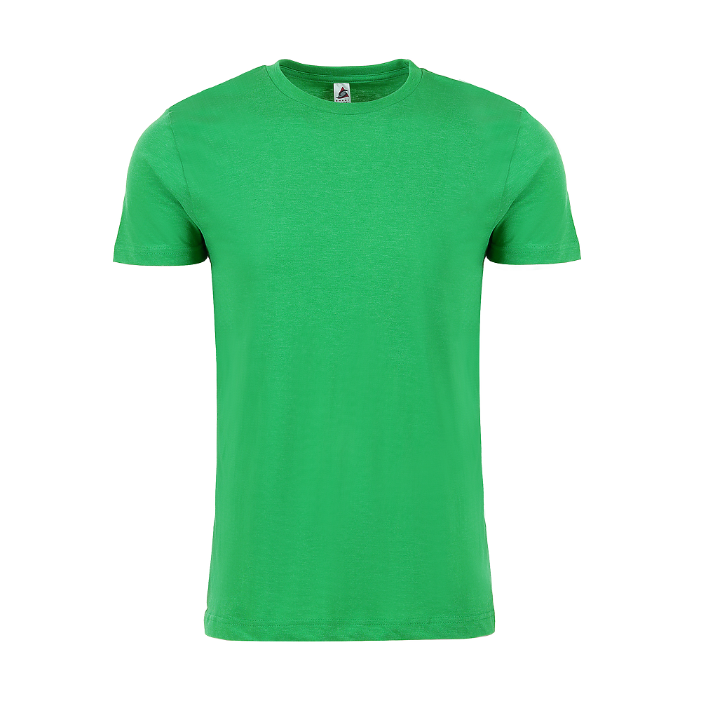Plain Smart Blanks 501 T-shirt, Kelly Heather, front — garment only, no model