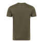 Plain Smart Blanks 501 T-shirt, Military Green, back — garment only, no model