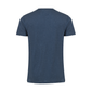 Plain Smart Blanks 501 T-shirt, Navy Heather, back — garment only, no model