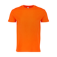 Plain Smart Blanks 501 T-shirt, Orange, front — garment only, no model