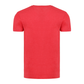 Plain Smart Blanks 501 T-shirt, Red Heather, back — garment only, no model