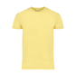 Plain Smart Blanks 501 T-shirt, Yellow, front — garment only, no model