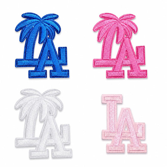 LA Palm Tree Embroidered Patch – Los Angeles Tourist Applique (2" Tall)