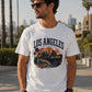 Los Angeles California Vintage Graphic T-Shirt | LA Hollywood Sunset Unisex Tee | Chapeau by Jess