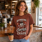 Running on Coffee & Chaos Unisex Graphic T-Shirt