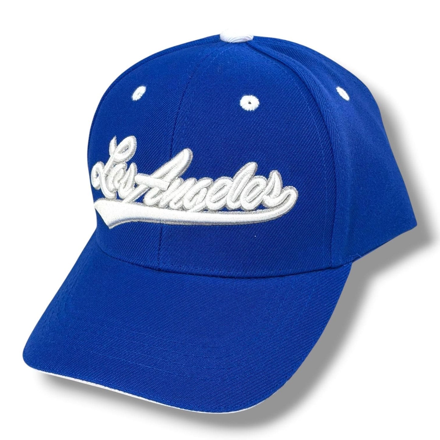 Kids Los Angeles Embroidered Snapback Cap | Youth Baseball Hat, Purple Yellow