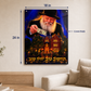 Lubavitcher Rebbe 770 acrylic wall art measurement guide showing 18 inch width, 24 inch height, and 6 mm thickness