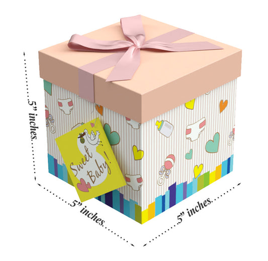 PETIT BEBE BOX 5"X5"X5" GIFT BOX