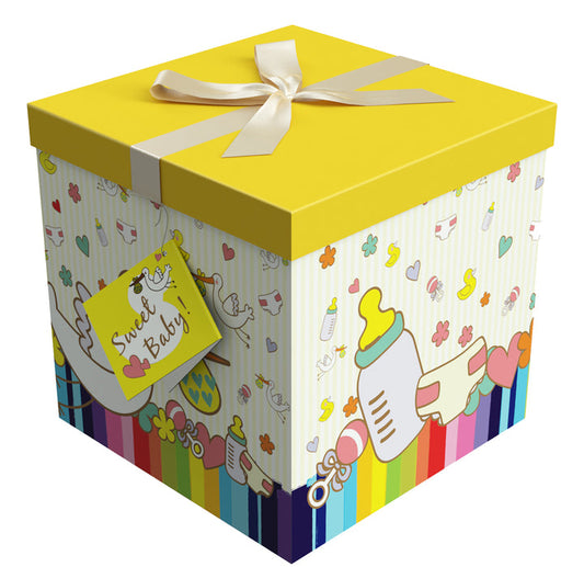 PETIT BEBE BOX 10"X10"X10" GIFT BOX