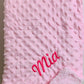 Soft baby blanket. Personalize available