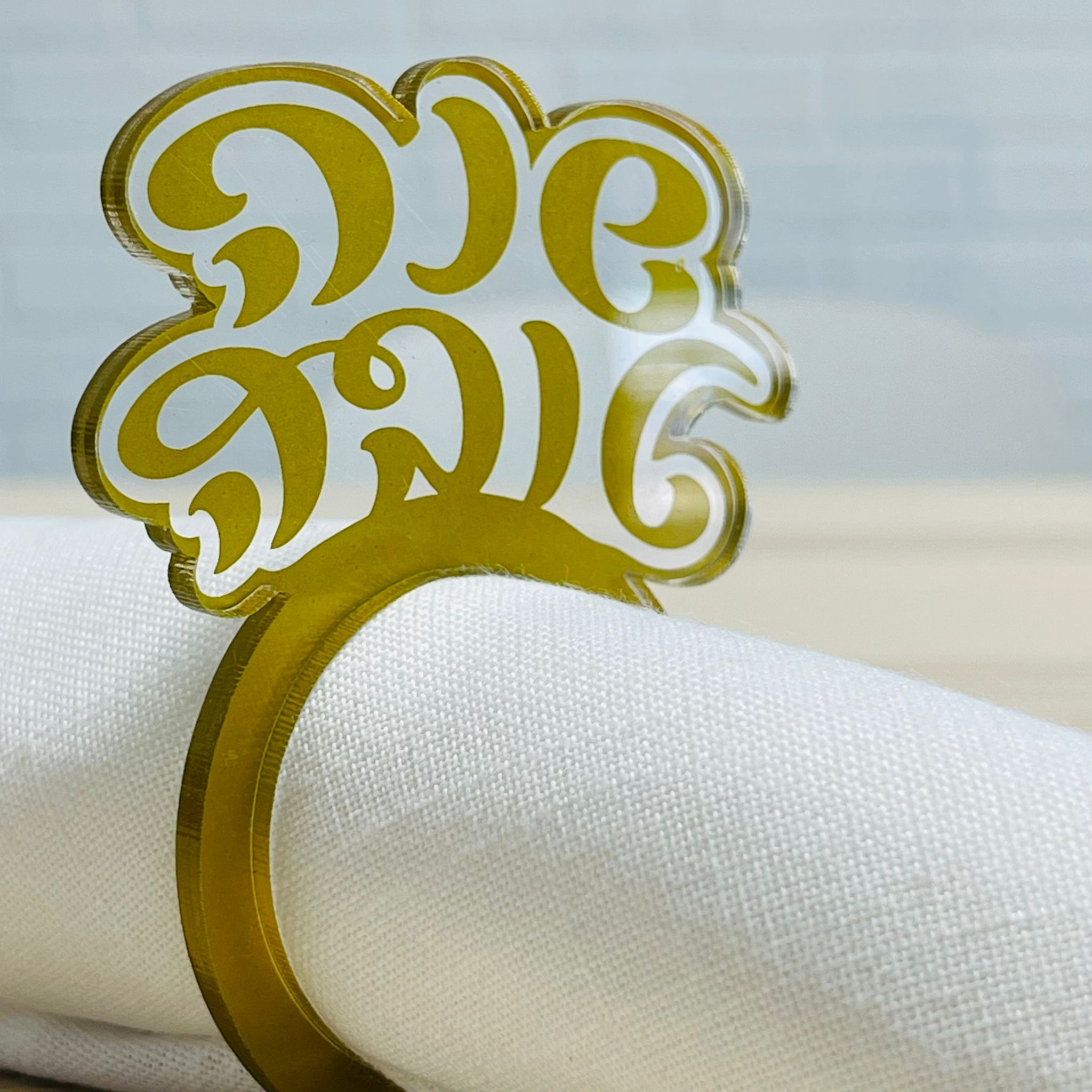 Individual on sale napkin rings