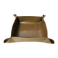 Faux leather folding matzah tray 9.5 x 9.5” Bronze