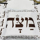Classic Passover (פסח Pesach) Tablecloth get a FREE Matching Matzah Cover