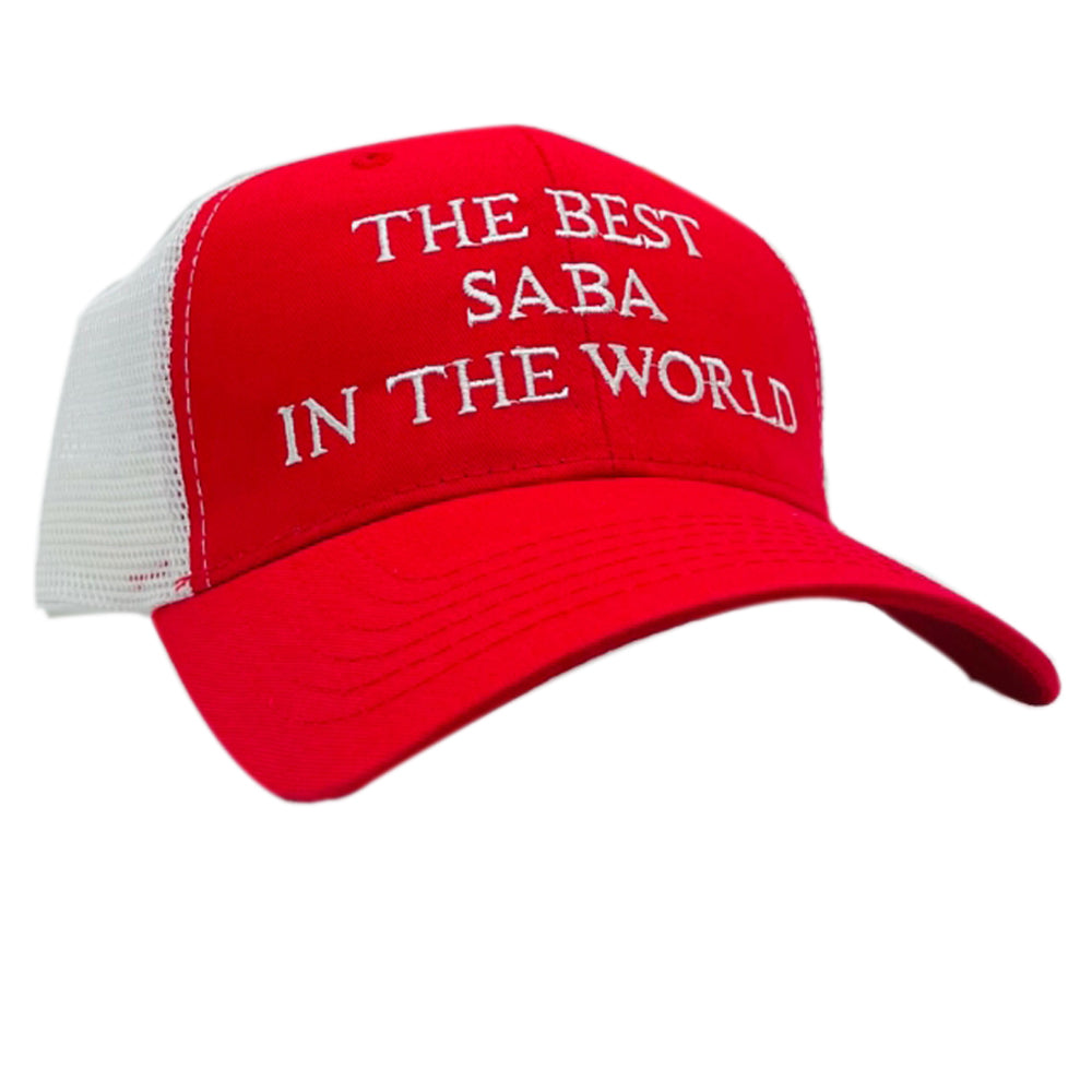 The best Saba (grandpa ) in the world embroidered Trucker cap