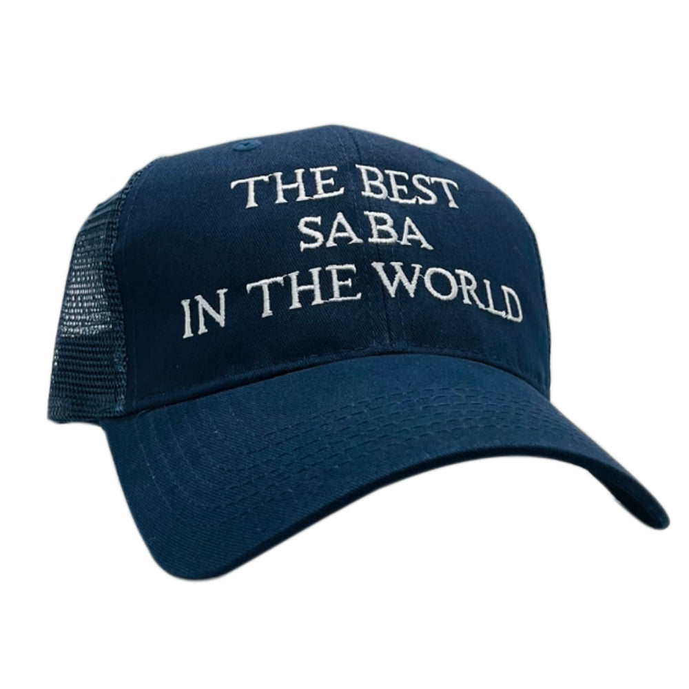 The best Saba (grandpa ) in the world embroidered Trucker cap